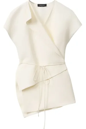 Fabiana Filippi Blusa con diseño cruzado