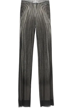 Jean Paul Gaultier Pantalones con estampado en espiral