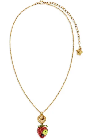 VERSACE Collar Strawberry Garden con colgante