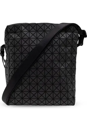 Issey Miyake Bolso messenger con motivo geométrico
