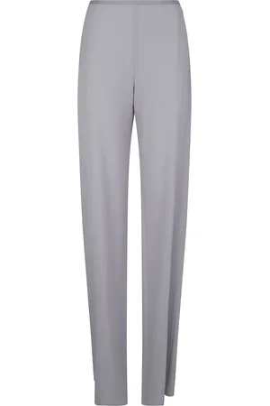 Emporio Armani Pantalones palazzo texturizados