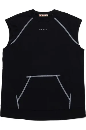 Marni Camiseta con logo estampado
