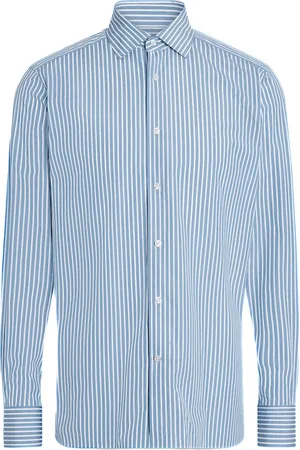 Ermenegildo Zegna Camisa Centoventimila a rayas de algodón