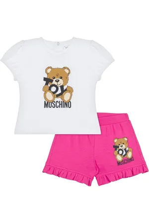 Moschino Conjunto corto con estampado Teddy Bear