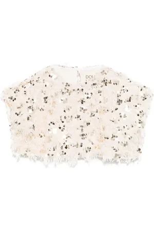 DOUUOD KIDS Top con lentejuelas
