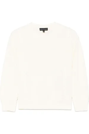 Emporio Armani Jersey con logo en intarsia