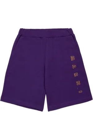 Marni Bermudas con logo estampado
