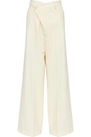 Maison Margiela Pantalones con cierre descentrado