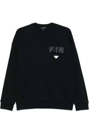 Emporio Armani Sudadera con parche del logo