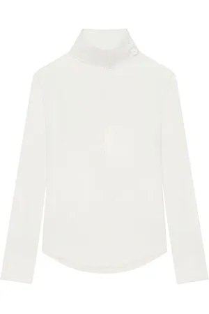 Courrèges Blusa con detalle de pañuelo