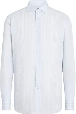 Ermenegildo Zegna Camisa Centoventimila a rayas de algodón