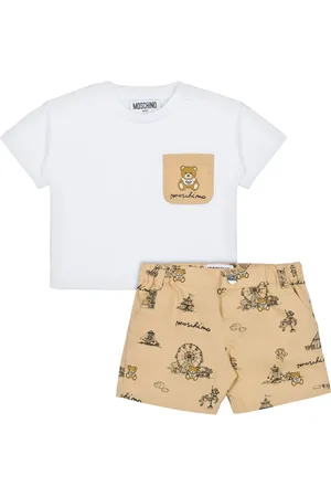 Moschino Conjunto corto con oso estampado