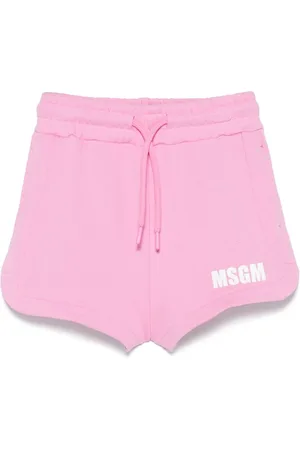 Msgm Bermudas con logo estampado