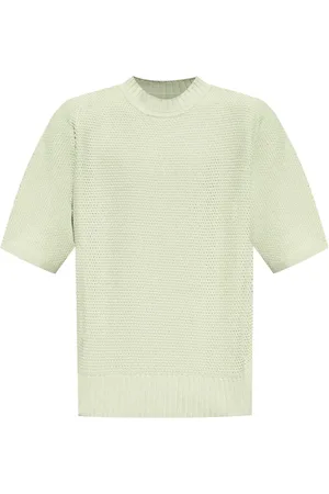Issey Miyake Camiseta con cuello redondo