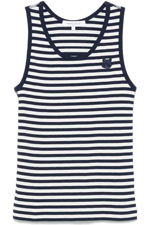 Maison Kitsuné Top con parche Bold Fox Head