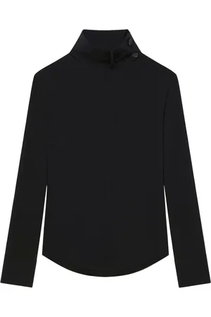 Courrèges Blusa con detalle de pañuelo