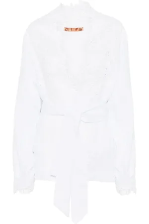 ERMANNO SCERVINO Blusa con detalles de encaje