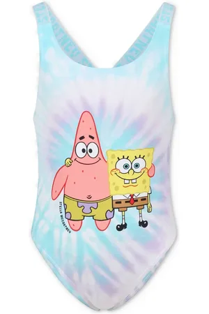 Stella McCartney Bañador SpongeBob Graphic Tie-Dye