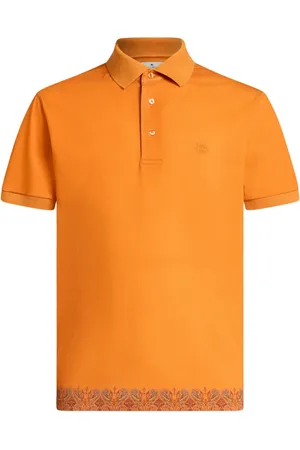 Etro Polo con ribete de cachemira