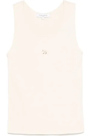 Maison Kitsuné Top sin mangas con parche Baby Fox