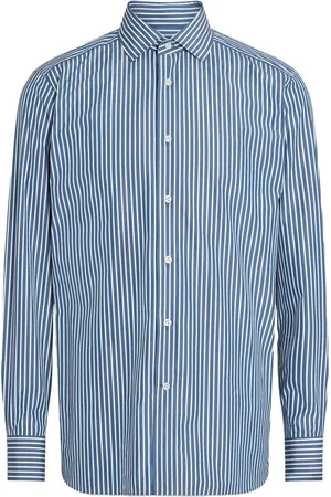 Ermenegildo Zegna Camisa Centoventimila a rayas de algodón