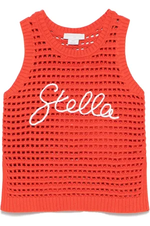 Stella McCartney Top de punto flojo