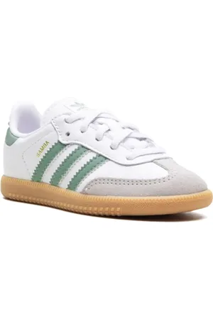 adidas Zapatillas Samba OG "Cloud White/SIlver Green"