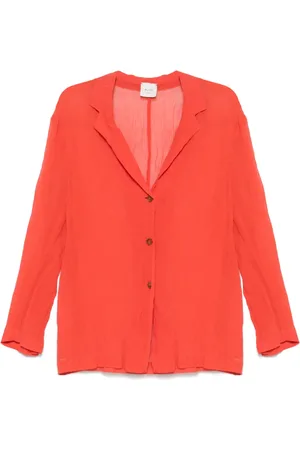 ALYSI Blazer con efecto arrugado
