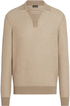 Ermenegildo Zegna Polo de seda y cachemira