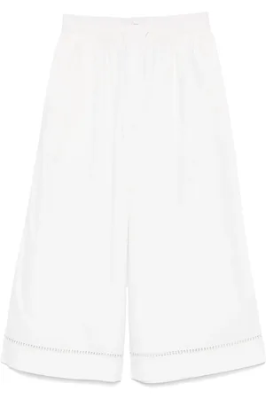 YVES SALOMON Pantalones de popelina