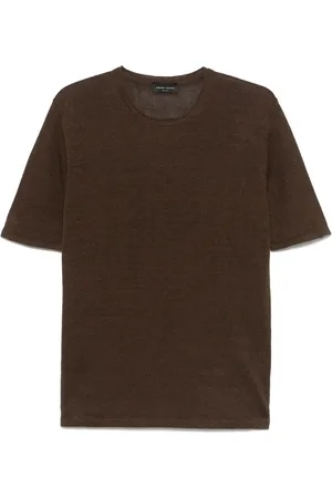 Roberto Collina Camiseta de manga corta de lino