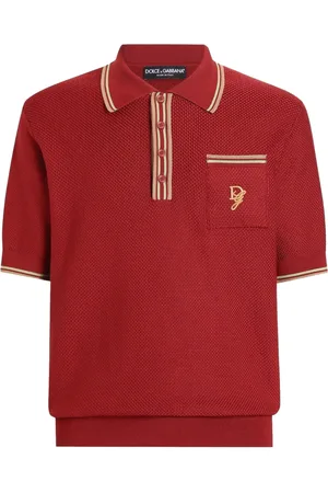 Dolce & Gabbana Polo con logo bordado