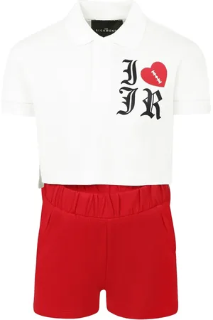 John Richmond Conjunto con logo estampado