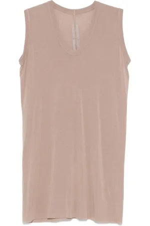 Rick Owens Top sin mangas de tejido jersey liviano