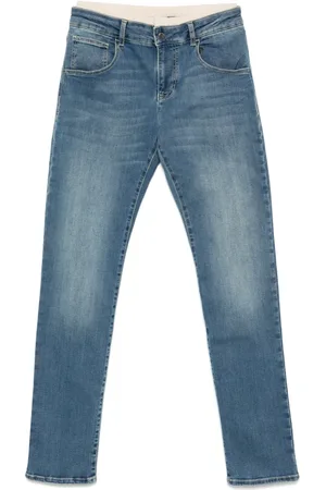 Emporio Armani Vaqueros con logo en la cinturilla