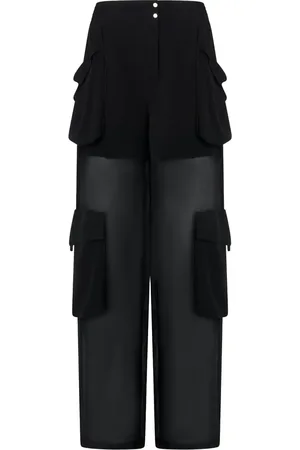 Pinko Pantalones cargo translúcidos