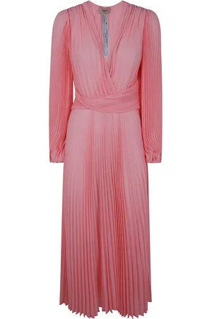 Twin-Set Vestido midi plisado