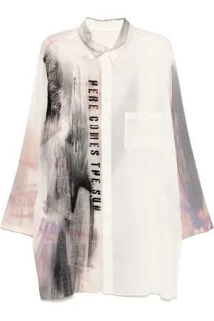 YOHJI YAMAMOTO Camisa con estampado gráfico