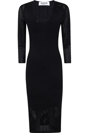 Blugirl Vestido midi de punto flojo