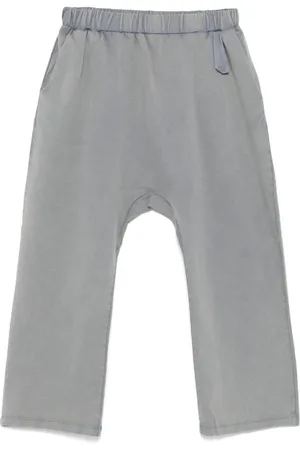DOUUOD KIDS Pantalones de chándal con parche del logo
