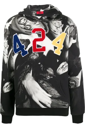 424 FAIRFAX Sudadera con motivo de fotografía de x Wu Tang