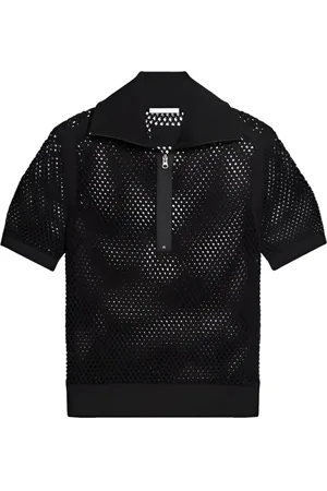 Helmut Lang Polo de punto flojo