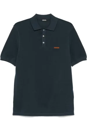 Ermenegildo Zegna Polo de manga corta de algodón