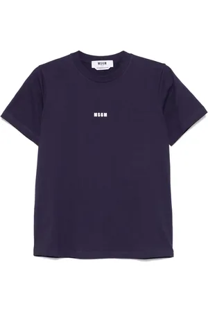 Msgm Camiseta con logo estampado