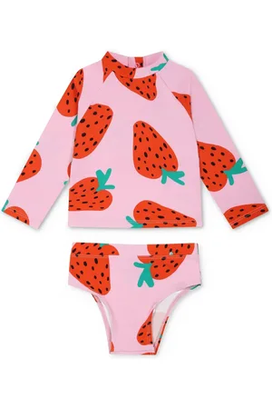 Stella McCartney Bikini con fresas estampadas