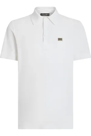 Dolce & Gabbana Polo con placa del logo