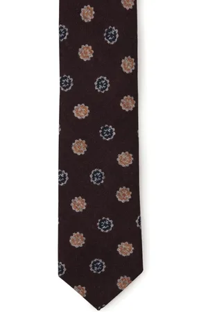 LARDINI Corbata con motivo floral