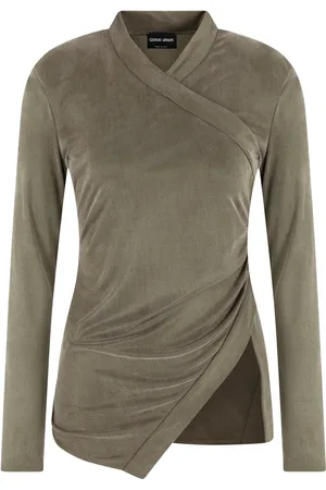 Giorgio Armani Top con diseño cruzado