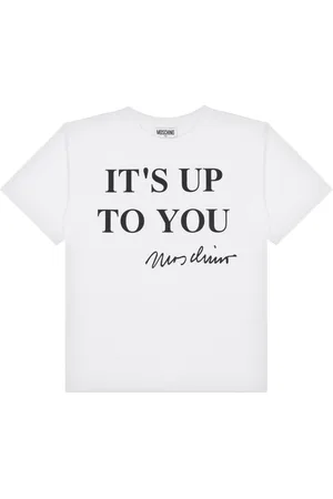 Moschino Camiseta con eslogan estampado