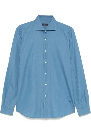 FAY Camisa de tejido cambray